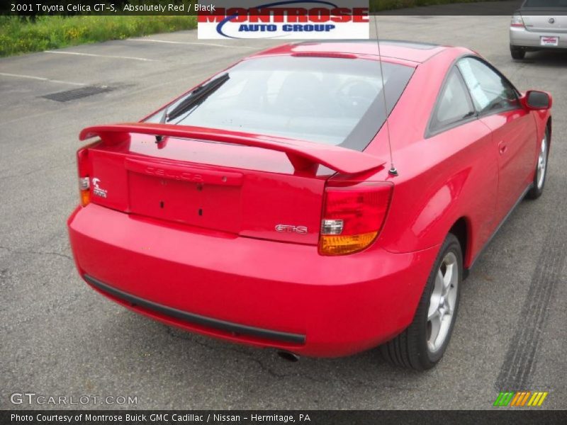 Absolutely Red / Black 2001 Toyota Celica GT-S