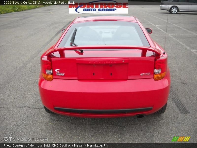 Absolutely Red / Black 2001 Toyota Celica GT-S