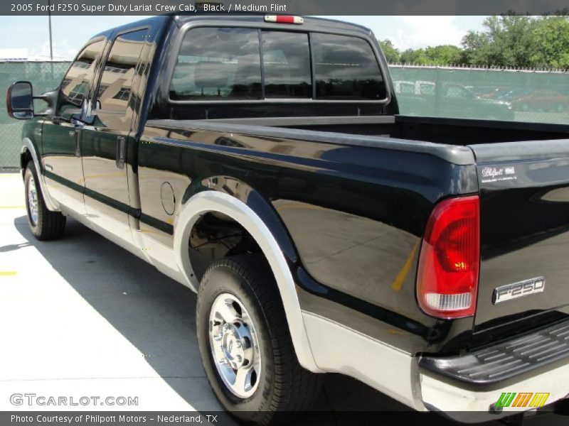 Black / Medium Flint 2005 Ford F250 Super Duty Lariat Crew Cab