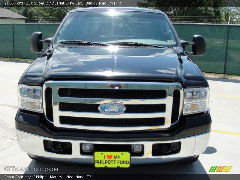 Black / Medium Flint 2005 Ford F250 Super Duty Lariat Crew Cab
