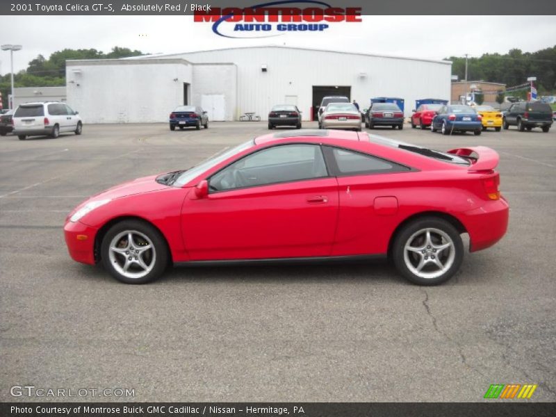 Absolutely Red / Black 2001 Toyota Celica GT-S