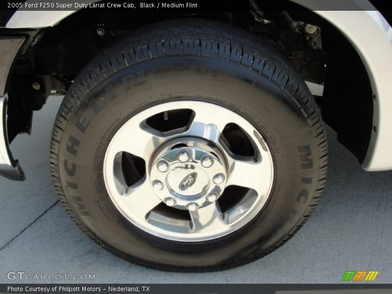 Black / Medium Flint 2005 Ford F250 Super Duty Lariat Crew Cab