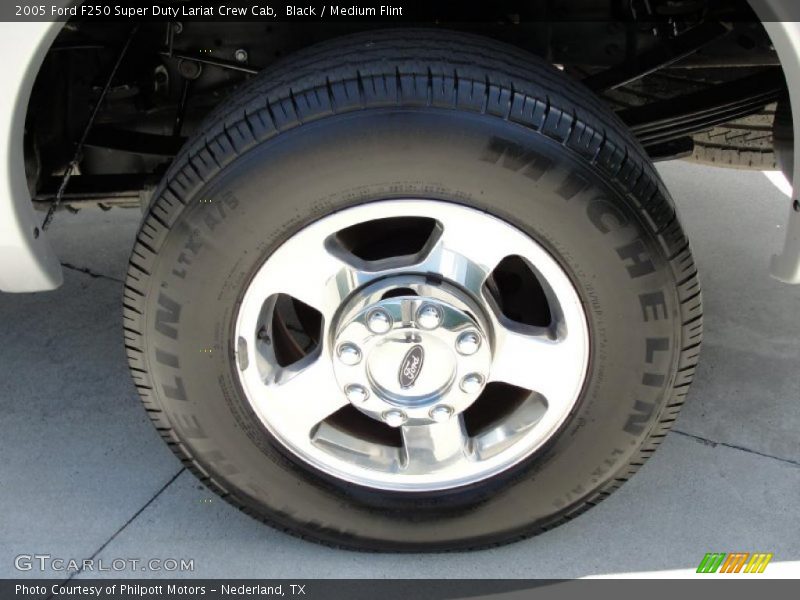 Black / Medium Flint 2005 Ford F250 Super Duty Lariat Crew Cab
