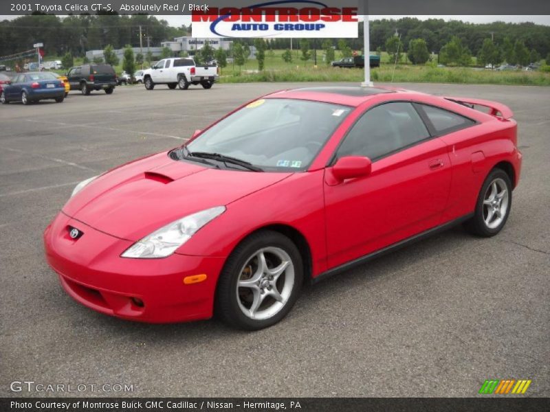 Absolutely Red / Black 2001 Toyota Celica GT-S