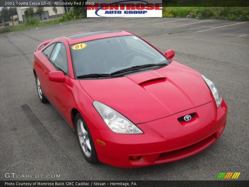 Absolutely Red / Black 2001 Toyota Celica GT-S