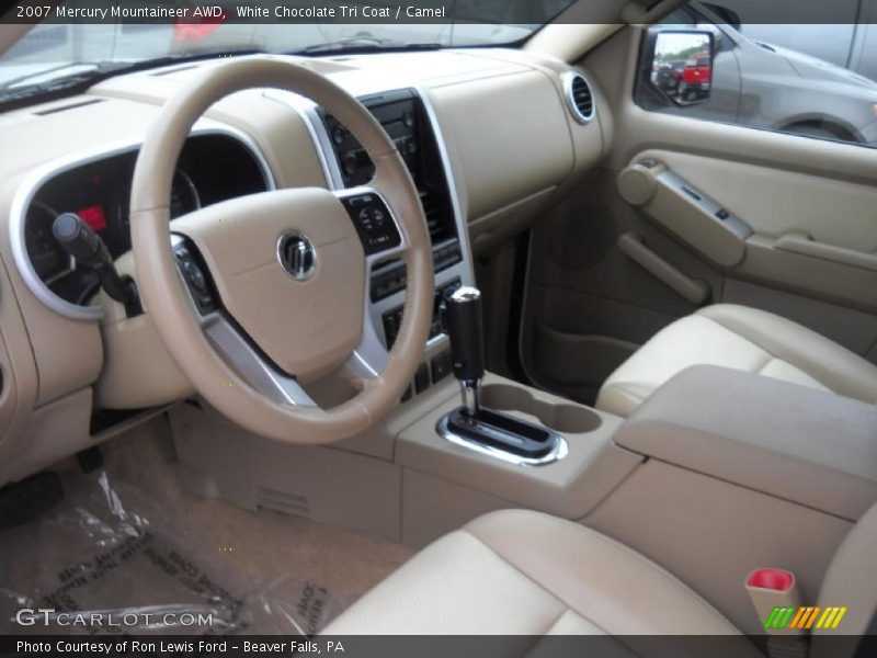 White Chocolate Tri Coat / Camel 2007 Mercury Mountaineer AWD