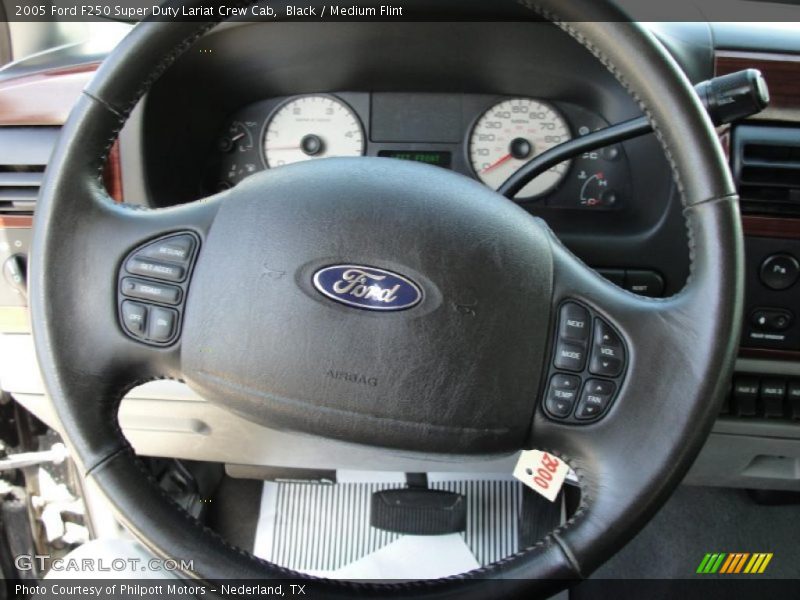 Black / Medium Flint 2005 Ford F250 Super Duty Lariat Crew Cab