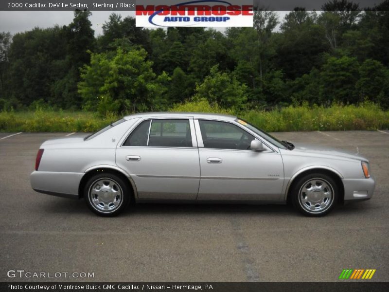 Sterling / Black 2000 Cadillac DeVille Sedan
