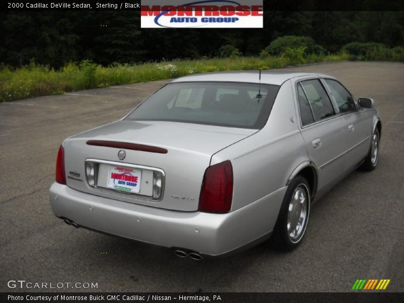 Sterling / Black 2000 Cadillac DeVille Sedan
