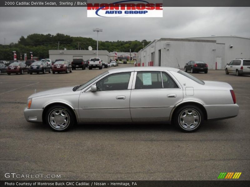Sterling / Black 2000 Cadillac DeVille Sedan