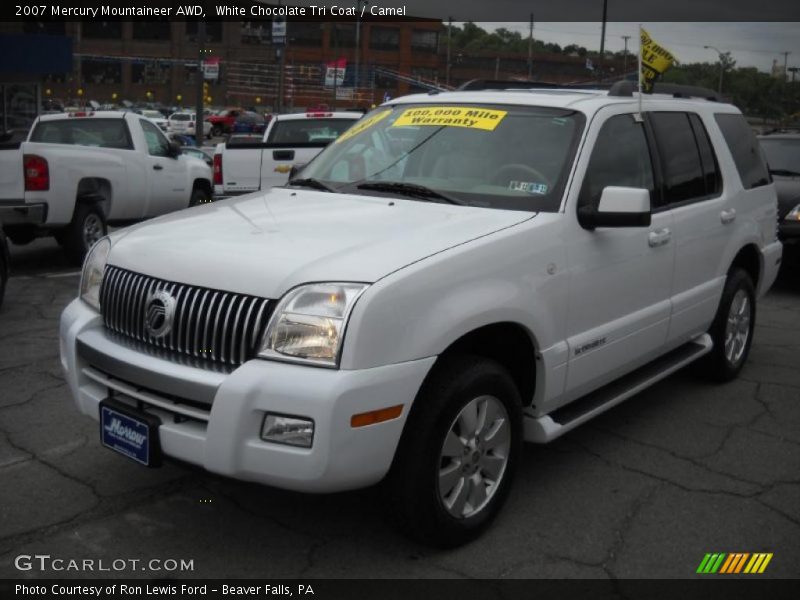 White Chocolate Tri Coat / Camel 2007 Mercury Mountaineer AWD