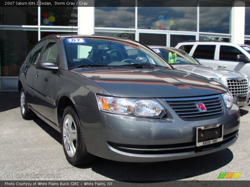 Storm Gray / Gray 2007 Saturn ION 2 Sedan