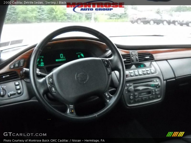Sterling / Black 2000 Cadillac DeVille Sedan