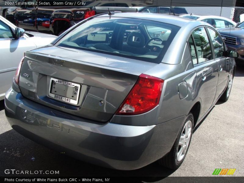 Storm Gray / Gray 2007 Saturn ION 2 Sedan