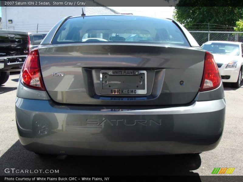 Storm Gray / Gray 2007 Saturn ION 2 Sedan