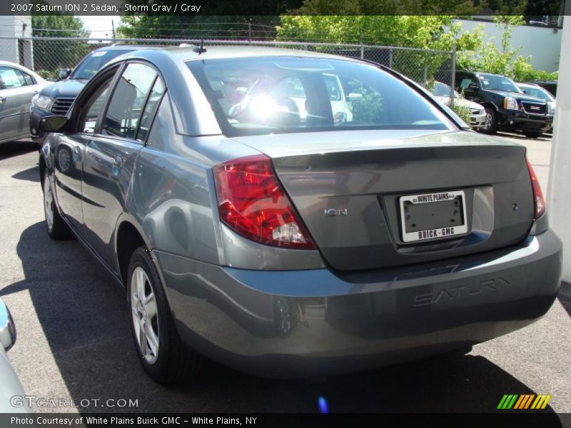 Storm Gray / Gray 2007 Saturn ION 2 Sedan