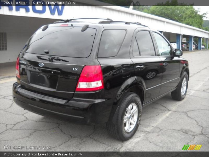 Ebony Black / Gray 2004 Kia Sorento LX 4WD