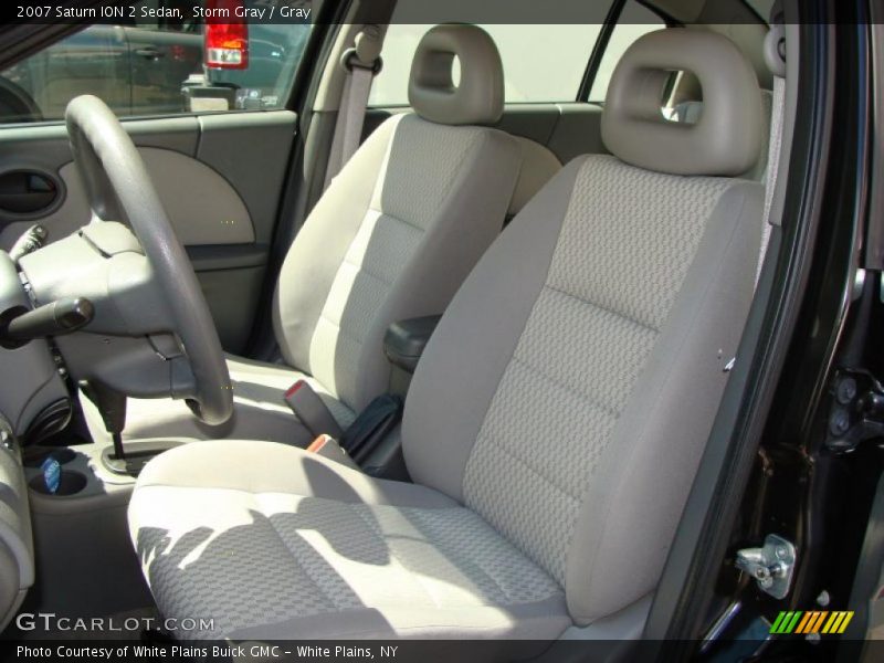 Storm Gray / Gray 2007 Saturn ION 2 Sedan