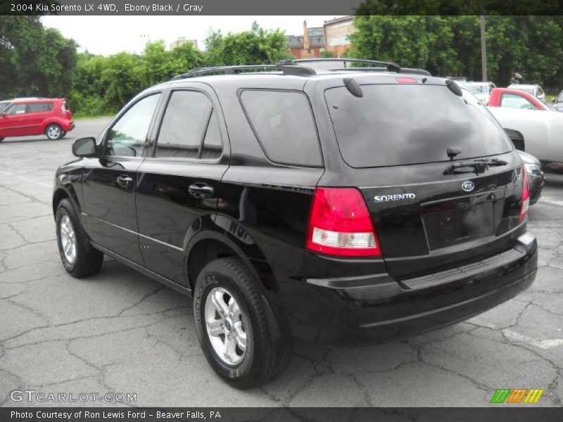 Ebony Black / Gray 2004 Kia Sorento LX 4WD