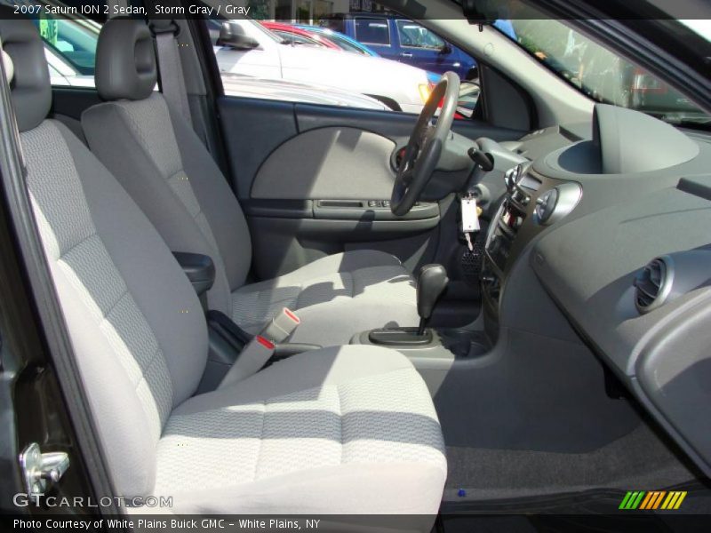 Storm Gray / Gray 2007 Saturn ION 2 Sedan