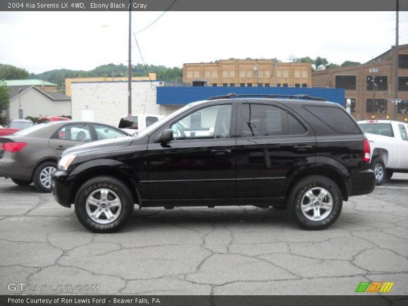 Ebony Black / Gray 2004 Kia Sorento LX 4WD