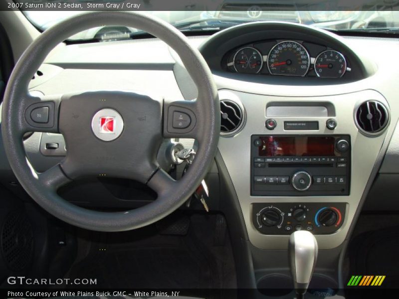 Storm Gray / Gray 2007 Saturn ION 2 Sedan