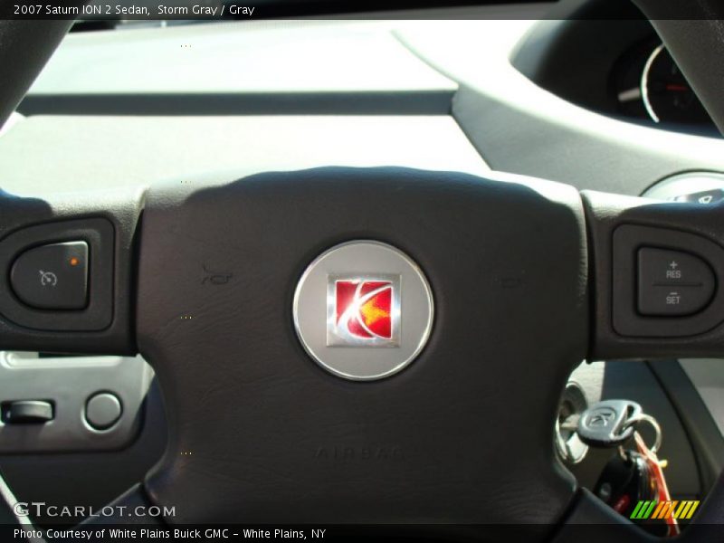 Storm Gray / Gray 2007 Saturn ION 2 Sedan