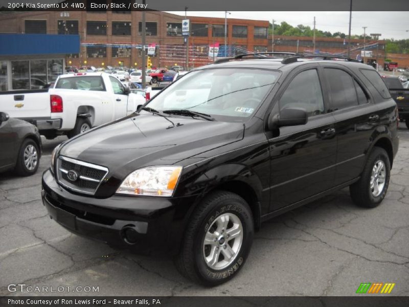 Ebony Black / Gray 2004 Kia Sorento LX 4WD
