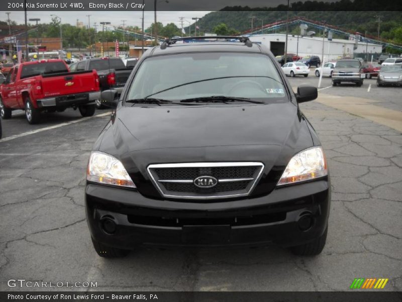 Ebony Black / Gray 2004 Kia Sorento LX 4WD