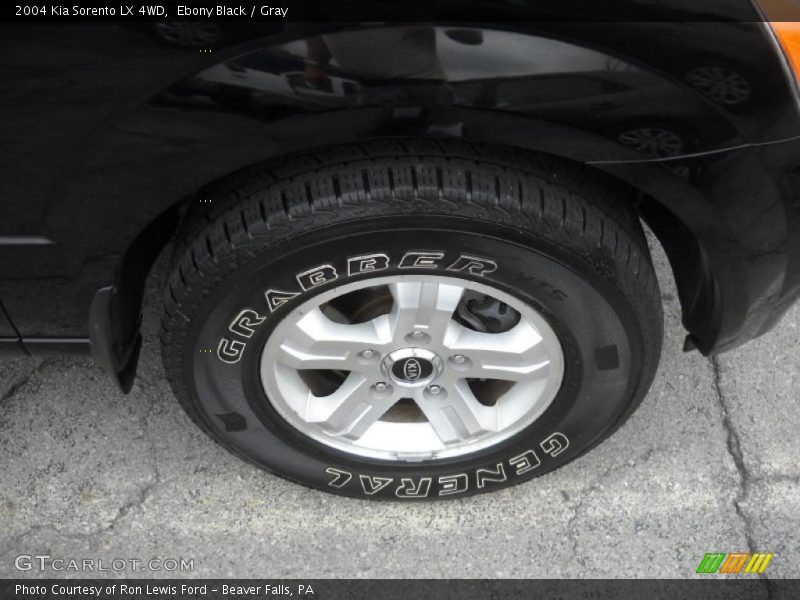 Ebony Black / Gray 2004 Kia Sorento LX 4WD
