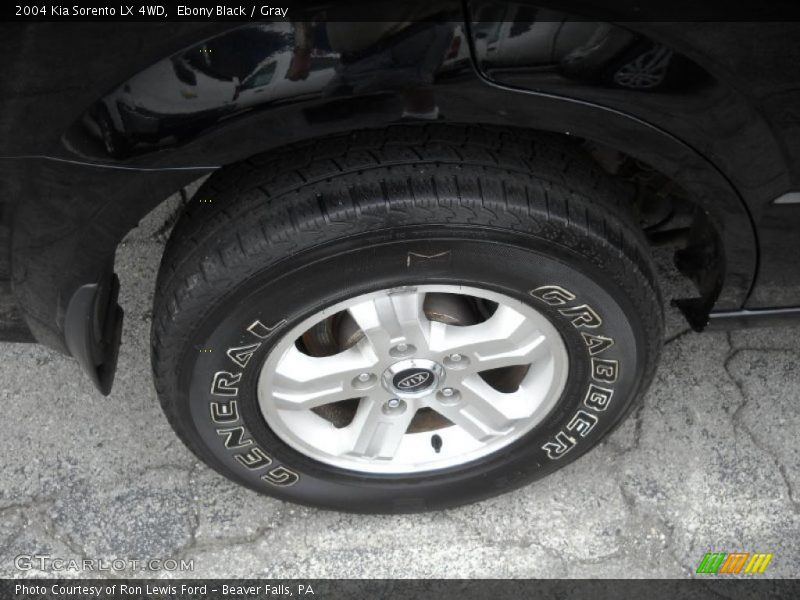 Ebony Black / Gray 2004 Kia Sorento LX 4WD