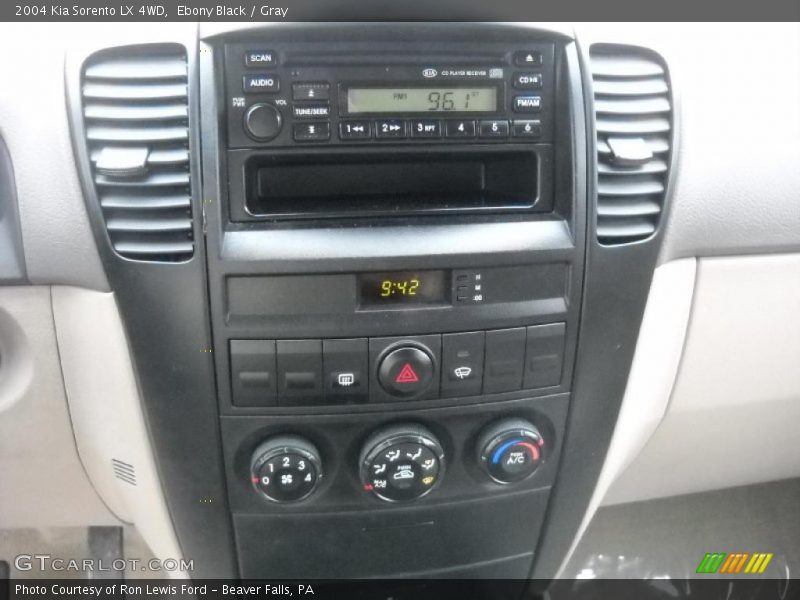 Ebony Black / Gray 2004 Kia Sorento LX 4WD