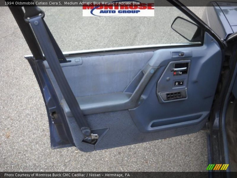Medium Adriatic Blue Metallic / Adriatic Blue 1994 Oldsmobile Cutlass Ciera S
