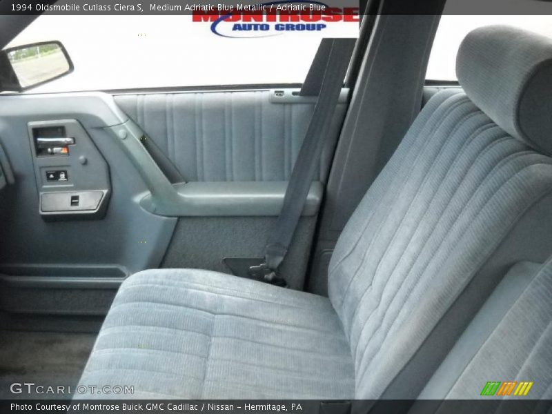 Medium Adriatic Blue Metallic / Adriatic Blue 1994 Oldsmobile Cutlass Ciera S