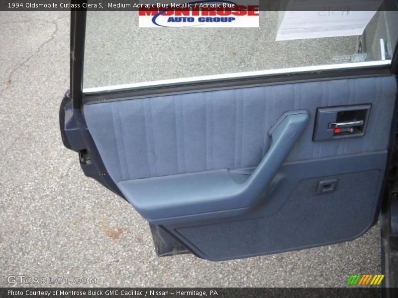 Medium Adriatic Blue Metallic / Adriatic Blue 1994 Oldsmobile Cutlass Ciera S