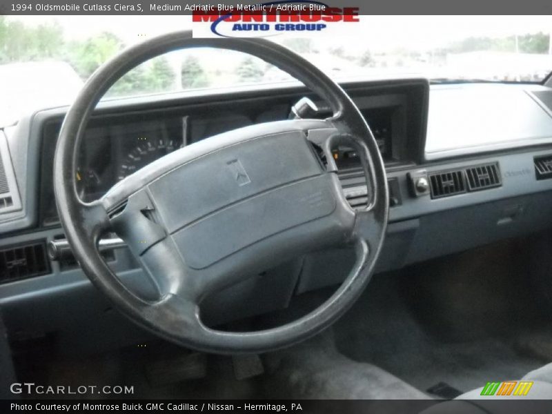 Medium Adriatic Blue Metallic / Adriatic Blue 1994 Oldsmobile Cutlass Ciera S
