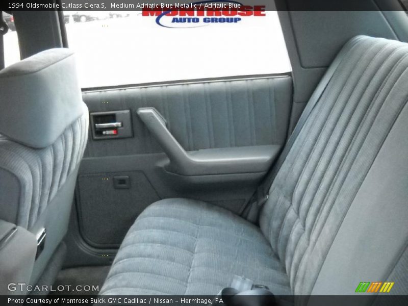Medium Adriatic Blue Metallic / Adriatic Blue 1994 Oldsmobile Cutlass Ciera S