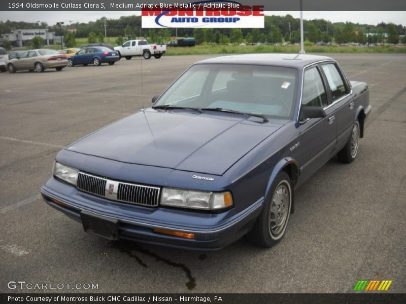 Medium Adriatic Blue Metallic / Adriatic Blue 1994 Oldsmobile Cutlass Ciera S