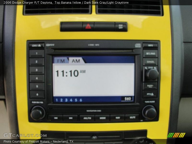 Top Banana Yellow / Dark Slate Gray/Light Graystone 2006 Dodge Charger R/T Daytona