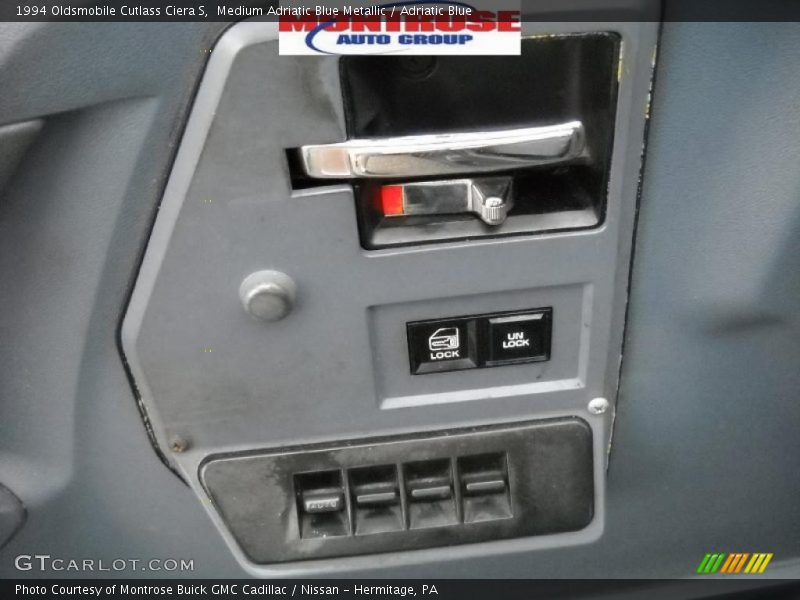Medium Adriatic Blue Metallic / Adriatic Blue 1994 Oldsmobile Cutlass Ciera S
