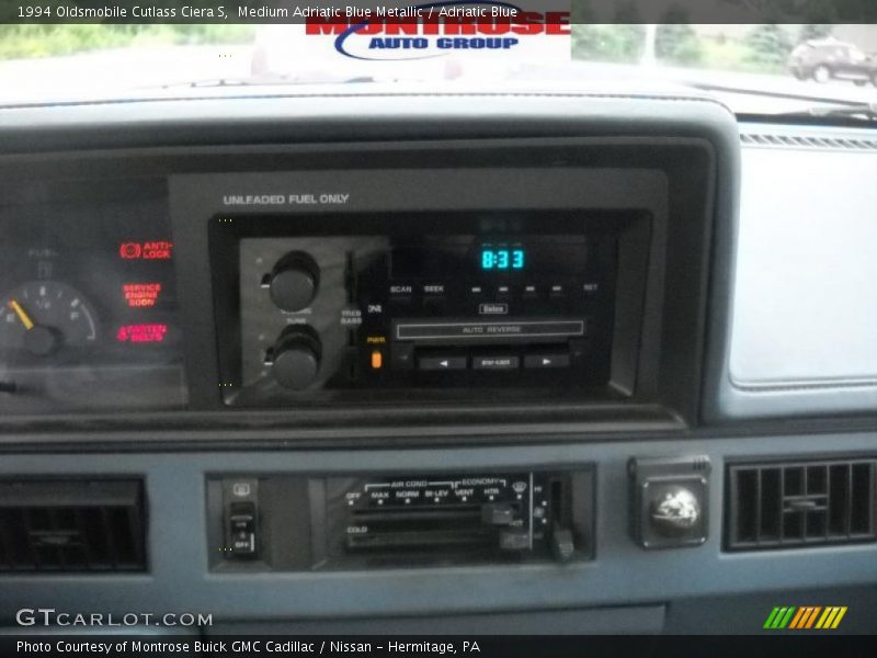 Medium Adriatic Blue Metallic / Adriatic Blue 1994 Oldsmobile Cutlass Ciera S