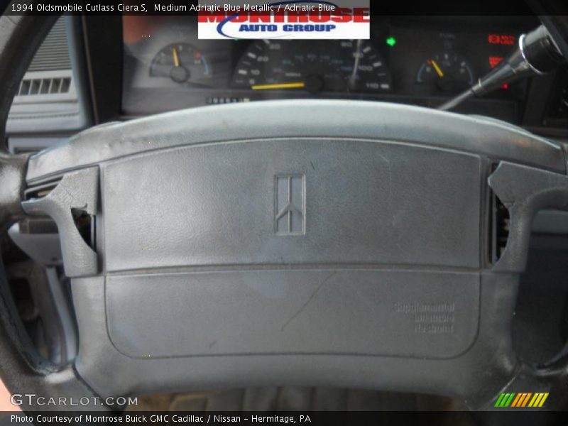 Medium Adriatic Blue Metallic / Adriatic Blue 1994 Oldsmobile Cutlass Ciera S