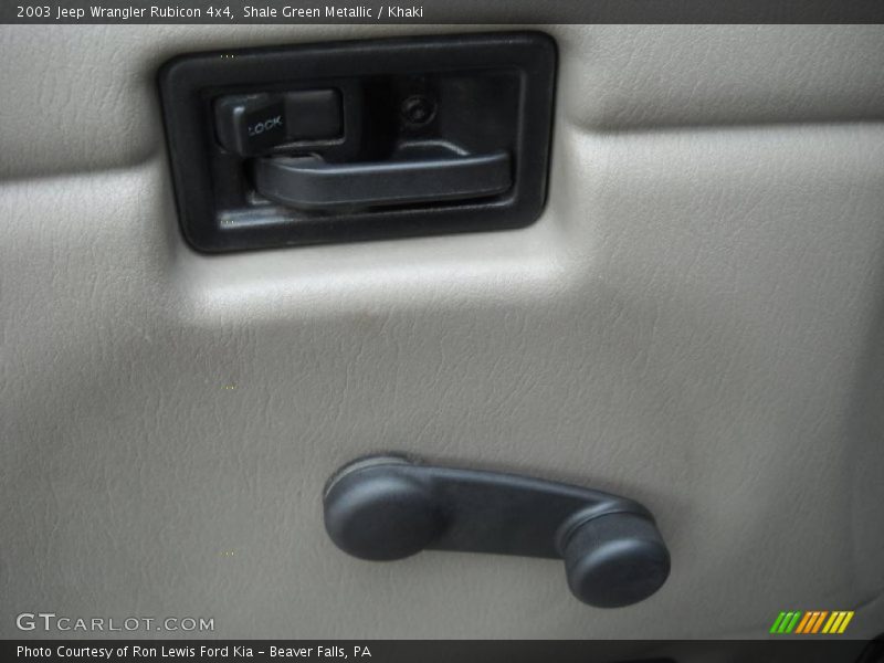 Shale Green Metallic / Khaki 2003 Jeep Wrangler Rubicon 4x4