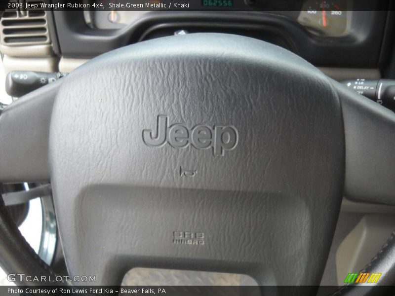 Shale Green Metallic / Khaki 2003 Jeep Wrangler Rubicon 4x4