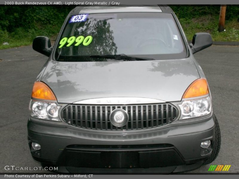 Light Spiral Gray Metallic / Gray 2003 Buick Rendezvous CX AWD