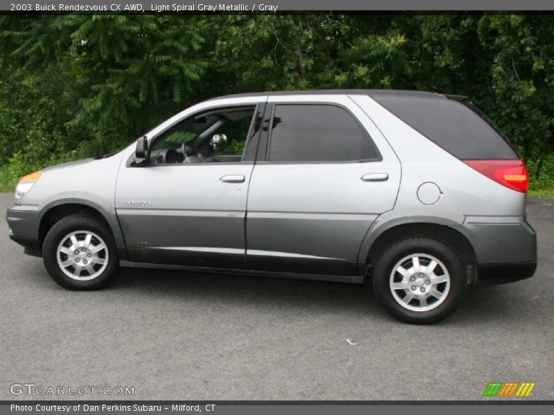 Light Spiral Gray Metallic / Gray 2003 Buick Rendezvous CX AWD