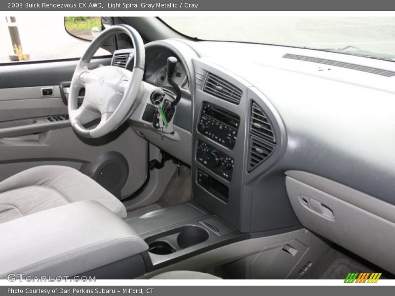 Light Spiral Gray Metallic / Gray 2003 Buick Rendezvous CX AWD