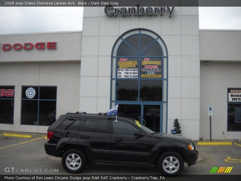Black / Dark Slate Gray 2008 Jeep Grand Cherokee Laredo 4x4