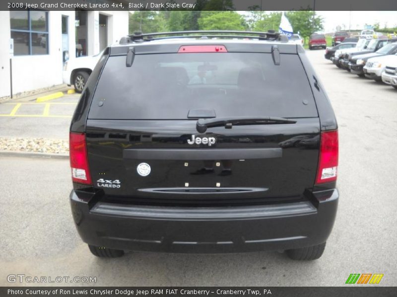 Black / Dark Slate Gray 2008 Jeep Grand Cherokee Laredo 4x4