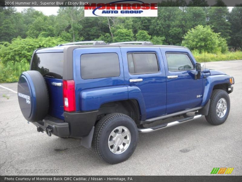 Superior Blue / Ebony Black 2006 Hummer H3